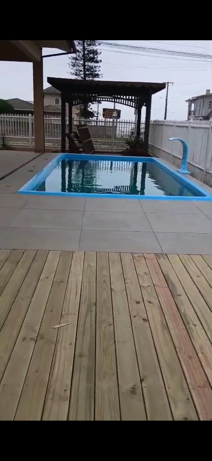 Outdoor pool area